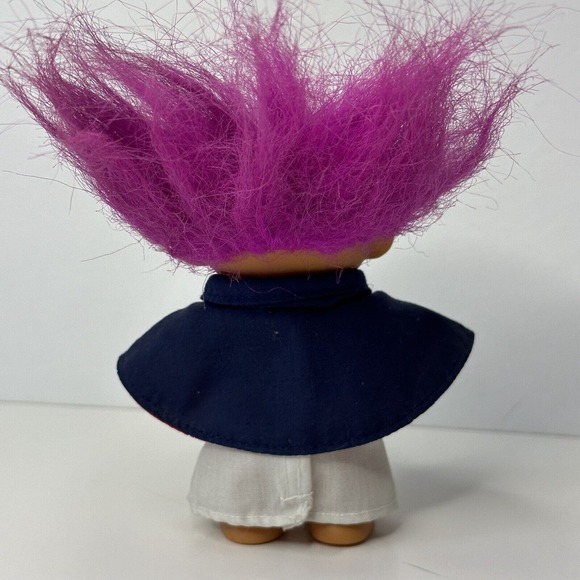 Russ TROLL Doll, Nurse Florence Nightingale, Pink Hair, #18357-1990s VINTAGE - Picture 5 of 12